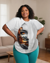 black girl Women's Plus Size T-shirts