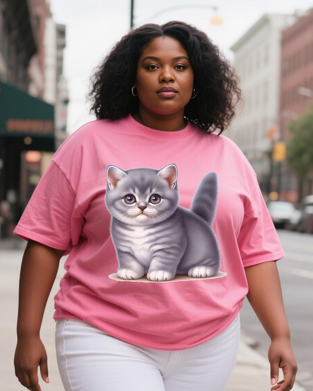 Adorable pets Women's Plus Size T-shirts