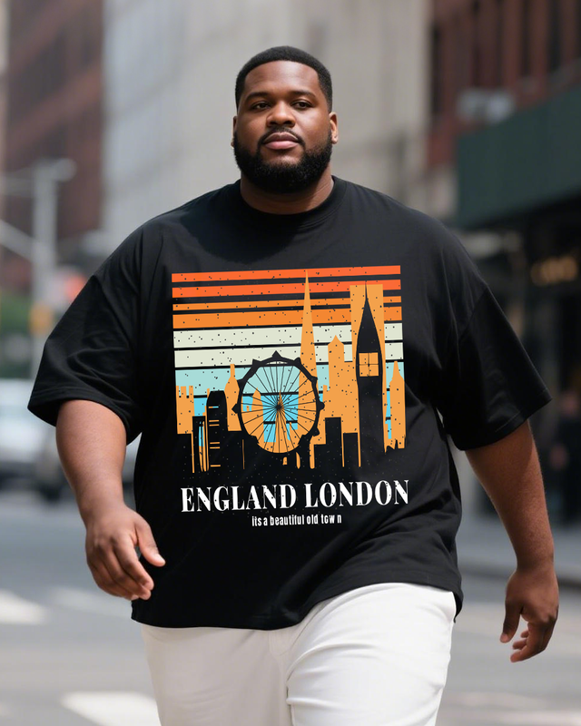 Men's Plus Size Short Sleeve T-Shirt