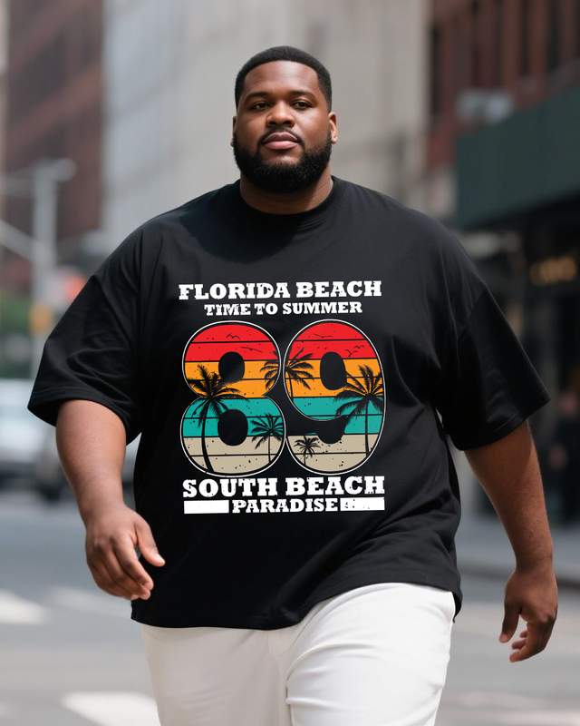 Men's Plus Size Short Sleeve T-Shirt