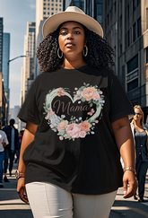 Mother's Day Women's Plus Size T-shirts