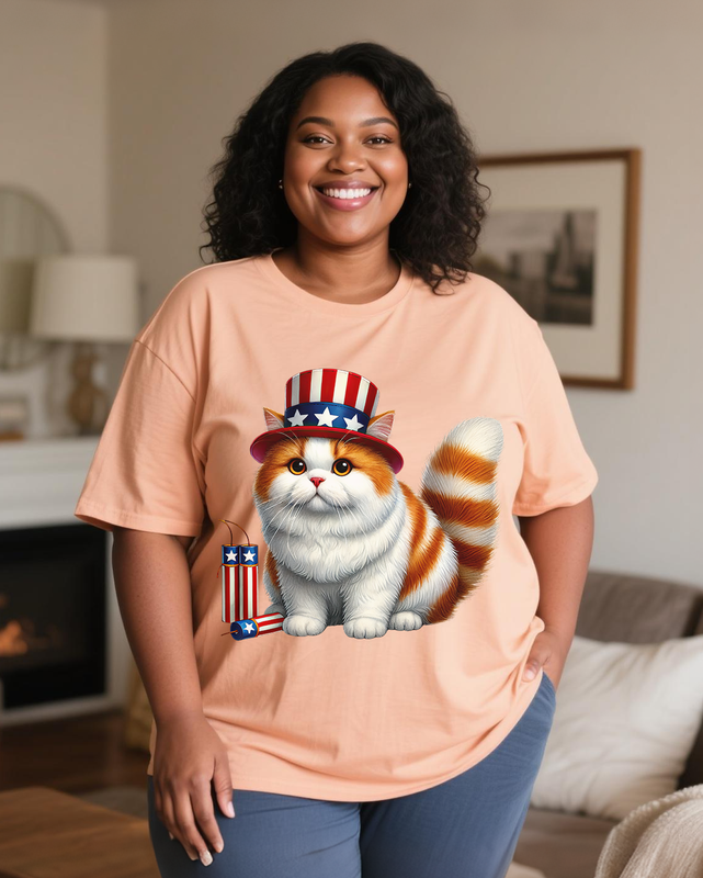 The Fourth of July Women's Plus Size T-shirts