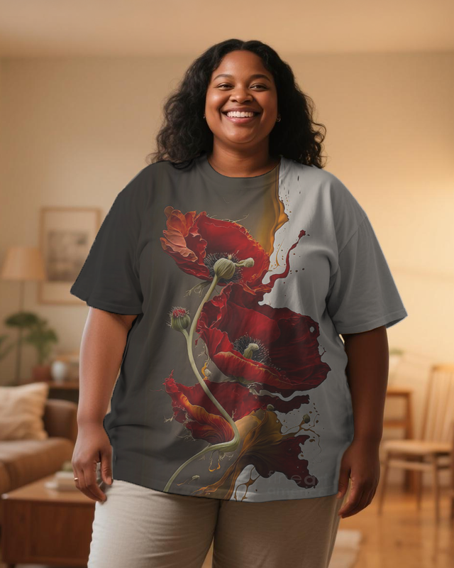 black girl Women's Plus Size T-shirts