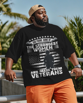 War - themed Silhouettes  Men's Plus Size Short Sleeve T-Shirt