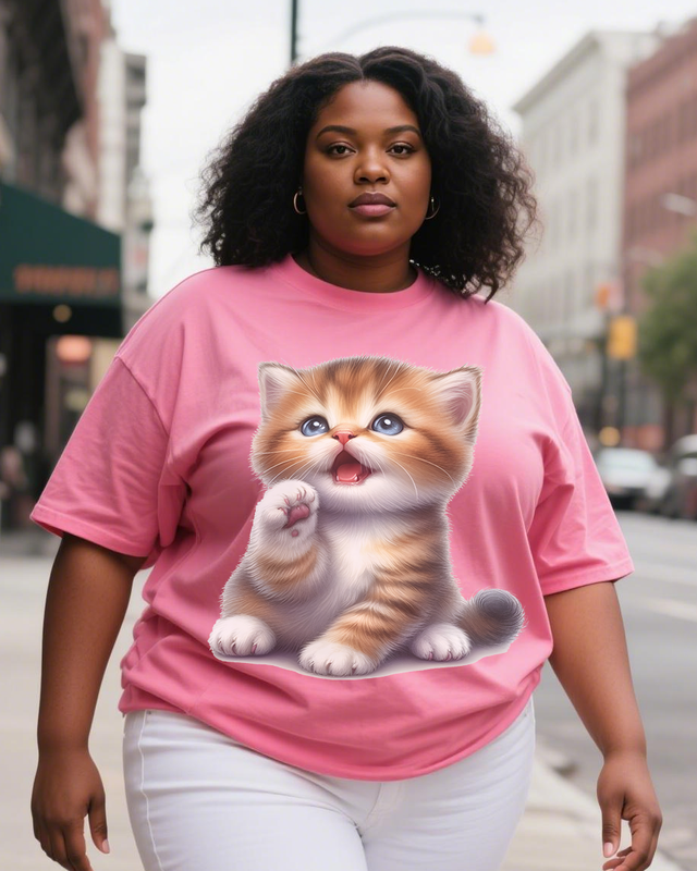 Adorable pets Women's Plus Size T-shirts