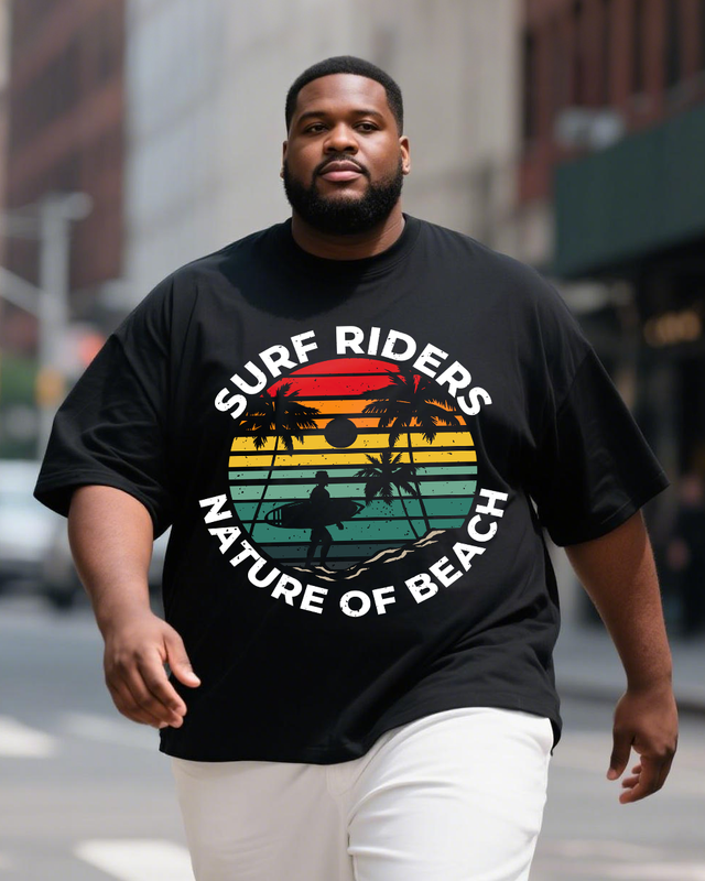 Men's Plus Size Short Sleeve T-Shirt