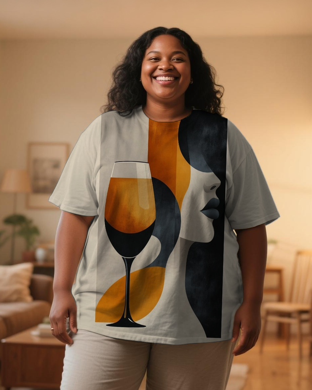 black girl Women's Plus Size T-shirts