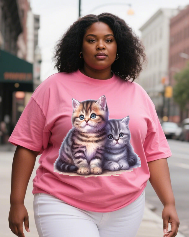 Adorable pets Women's Plus Size T-shirts