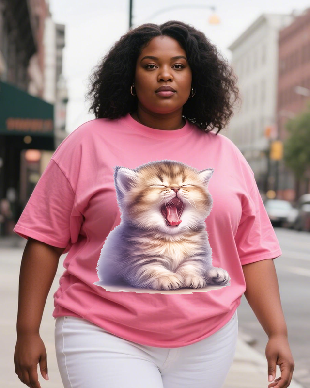 Adorable pets Women's Plus Size T-shirts