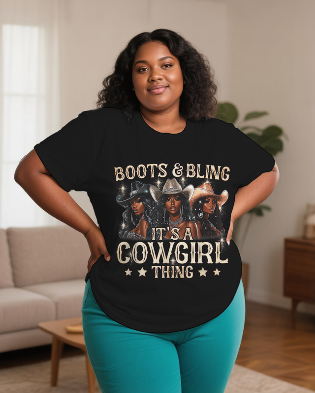 black girl Women's Plus Size T-shirts