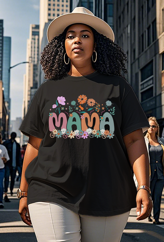 Mother's Day Women's Plus Size T-shirts