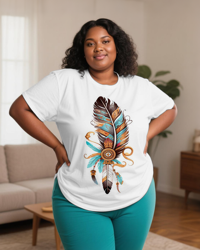 black girl Women's Plus Size T-shirts