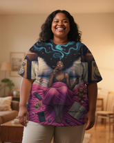 black girl Women's Plus Size T-shirts