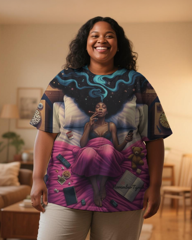 black girl Women's Plus Size T-shirts