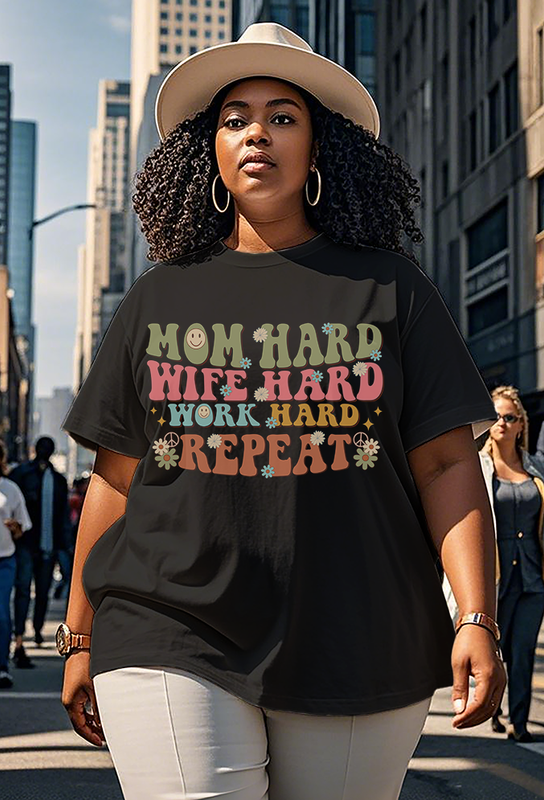 Mother's Day Women's Plus Size T-shirts