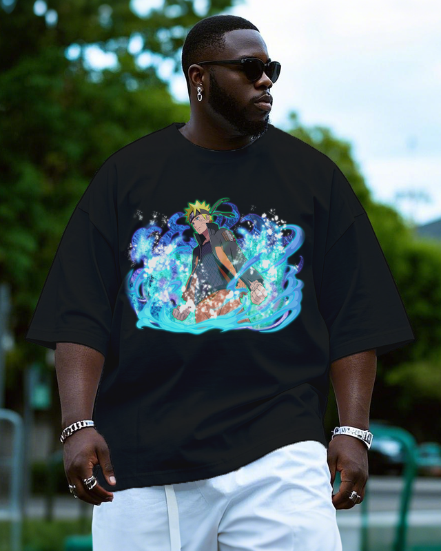 Naruto Plus Size Short Sleeve T-Shirt