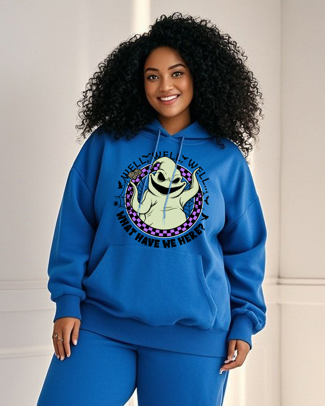 Women's Plus Size  Long Sleeve Hoodie