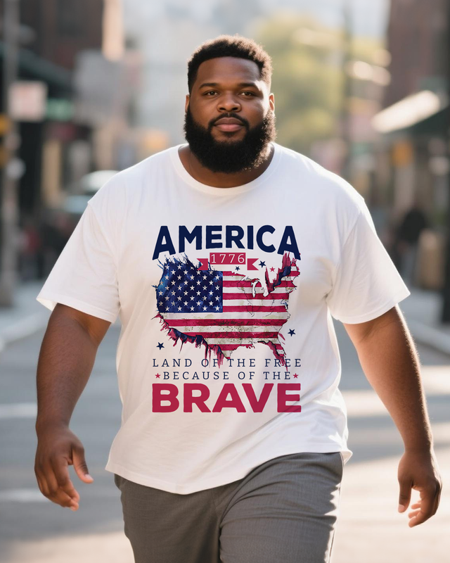 The Fourth of July Plus Size Short Sleeve T-Shirt