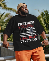 War - themed Silhouettes  Men's Plus Size Short Sleeve T-Shirt