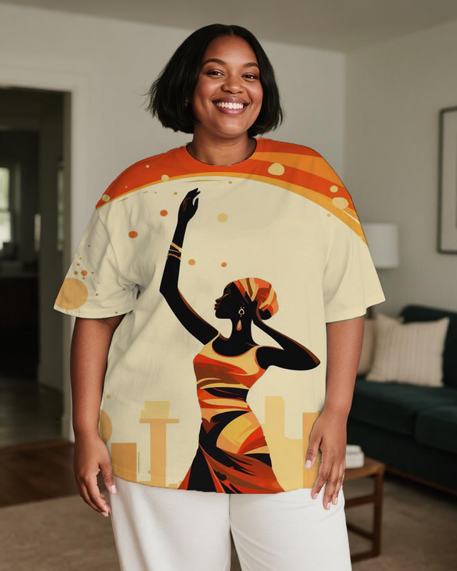 African elements Women's Plus Size T-shirts