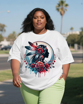 black girl Women's Plus Size T-shirts