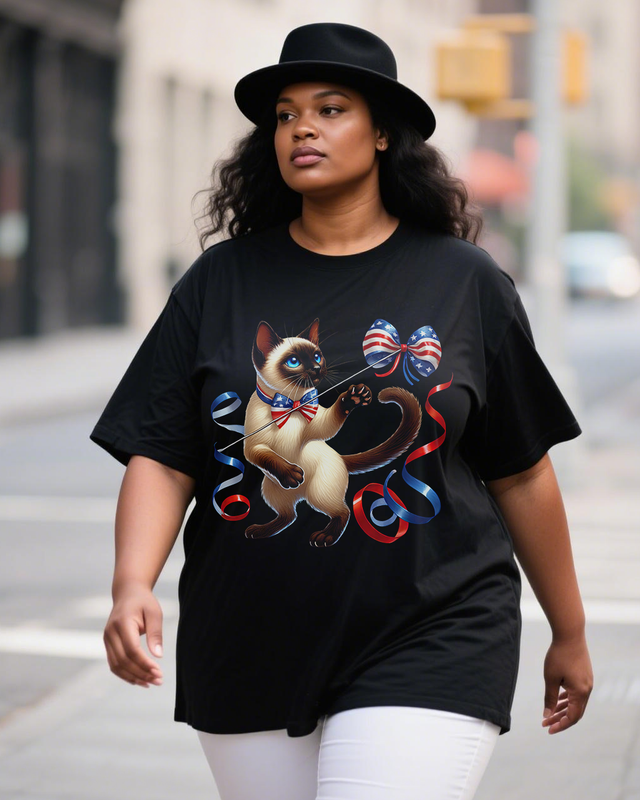 The Fourth of July Women's Plus Size T-shirts
