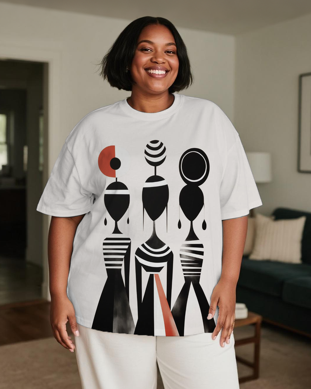 African elements Women's Plus Size T-shirts