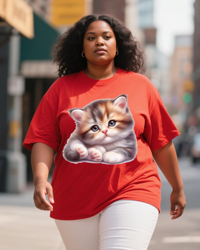 Adorable pets Women's Plus Size T-shirts
