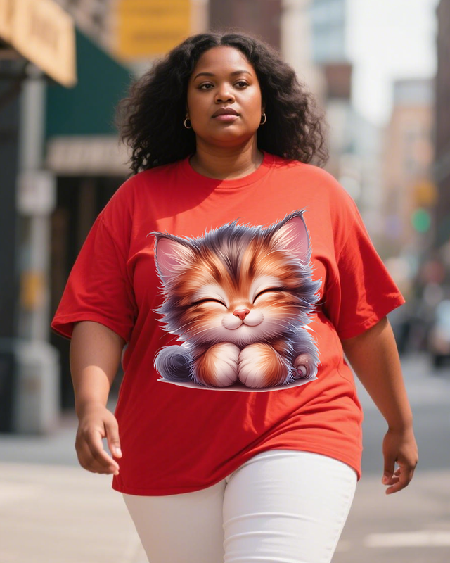 Adorable pets Women's Plus Size T-shirts