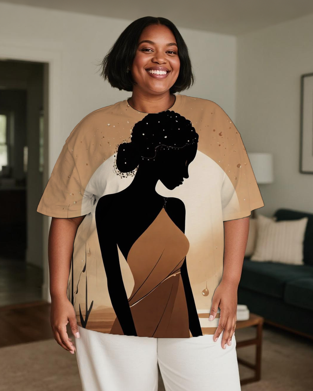 African elements Women's Plus Size T-shirts