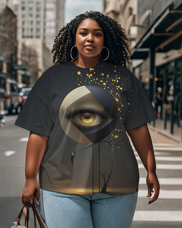 black girl Women's Plus Size T-shirts