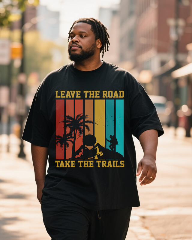 Men's Plus Size Short Sleeve T-Shirt