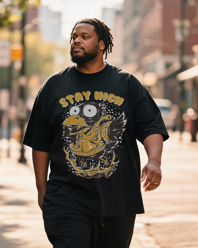 Men's Plus Size Short Sleeve T-Shirt