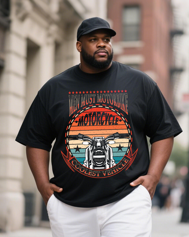 Men's Plus Size Short Sleeve T-Shirt