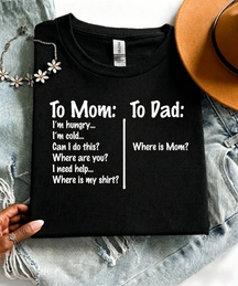 To Mom To Dad
