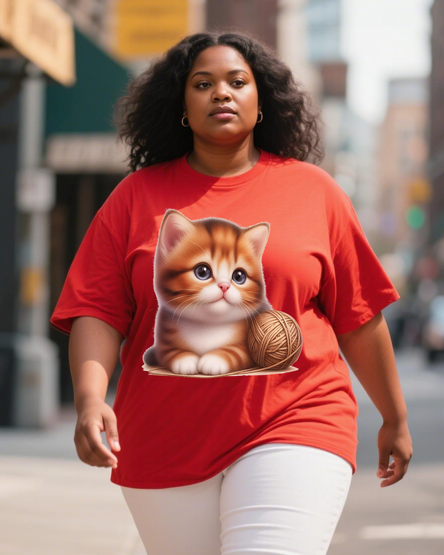 Adorable pets Women's Plus Size T-shirts