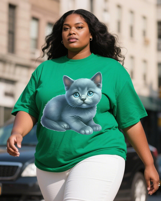 Adorable pets Women's Plus Size T-shirts