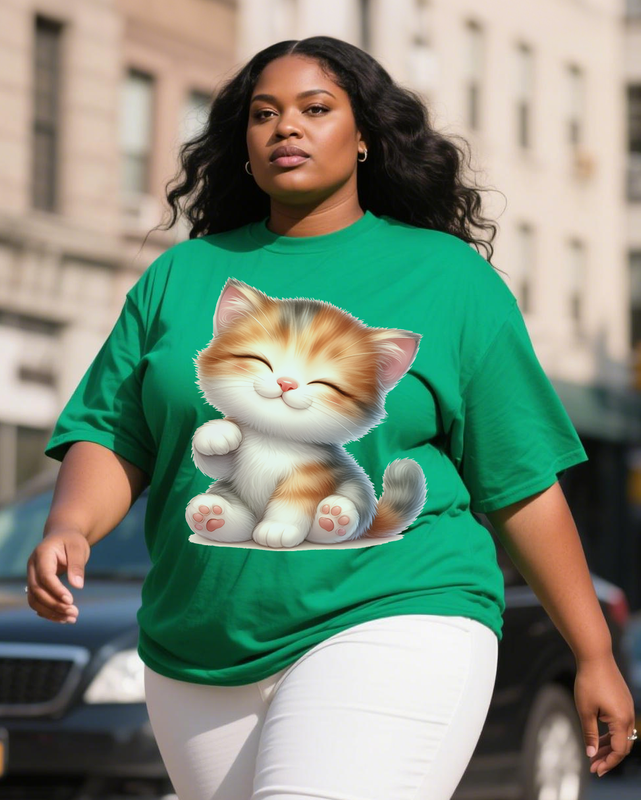 Adorable pets Women's Plus Size T-shirts