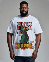 One Piece  Men's Plus Size Short Sleeve T-Shirt