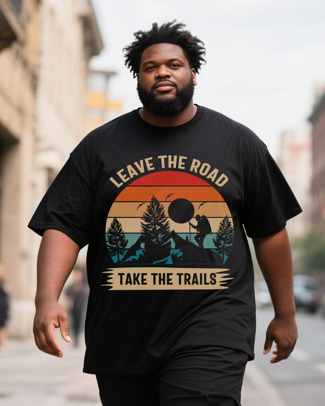 Men's Plus Size Short Sleeve T-Shirt