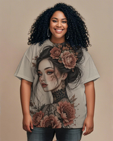 black girl Women's Plus Size T-shirts