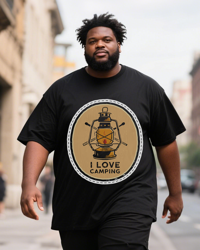 Men's Plus Size Short Sleeve T-Shirt