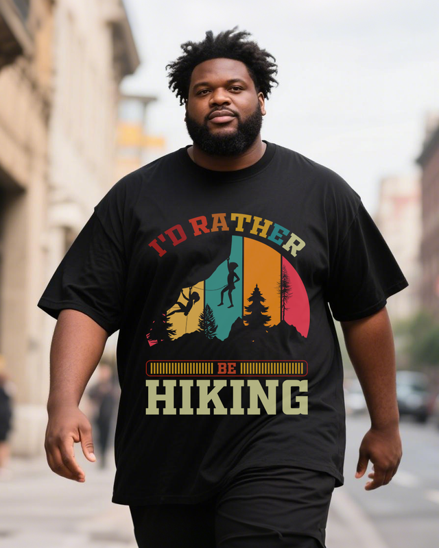 Men's Plus Size Short Sleeve T-Shirt
