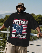 War - themed Silhouettes  Men's Plus Size Short Sleeve T-Shirt