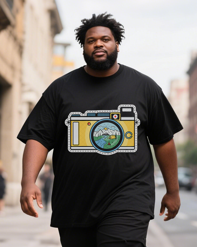 Men's Plus Size Short Sleeve T-Shirt