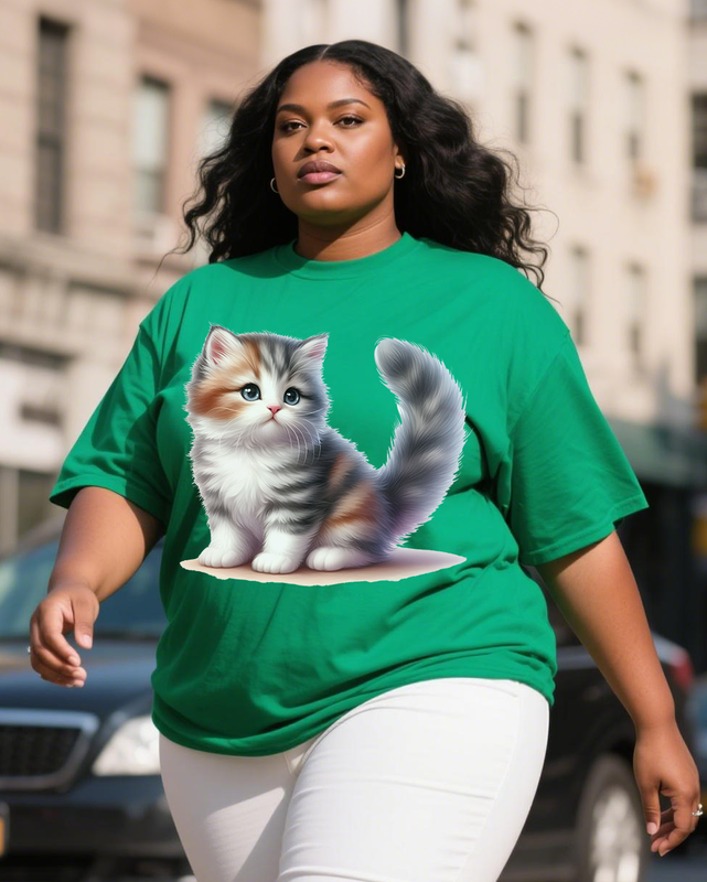 Adorable pets Women's Plus Size T-shirts