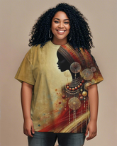 black girl Women's Plus Size T-shirts