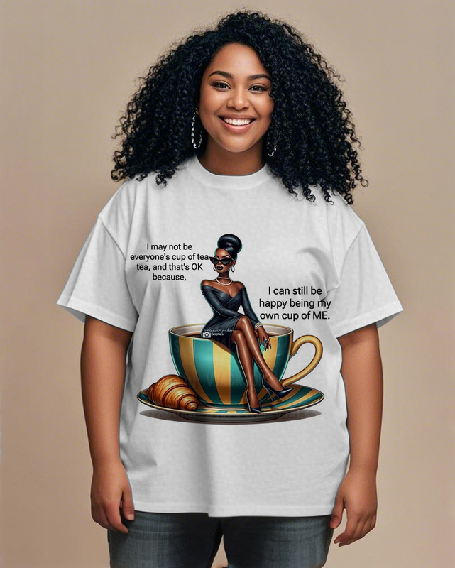 black girl Women's Plus Size T-shirts