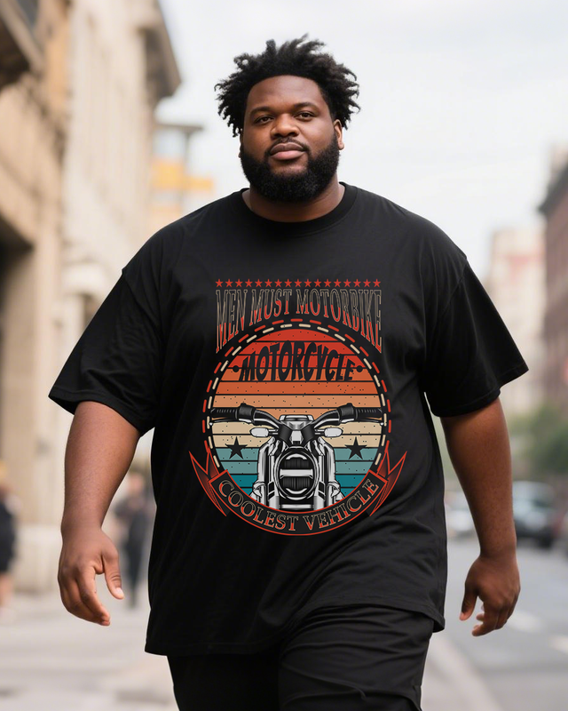 Men's Plus Size Short Sleeve T-Shirt