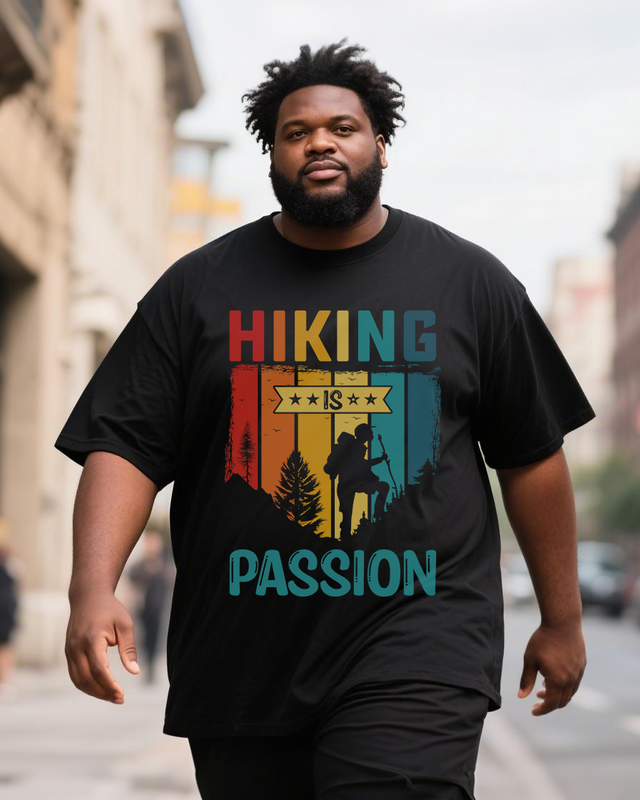 Men's Plus Size Short Sleeve T-Shirt